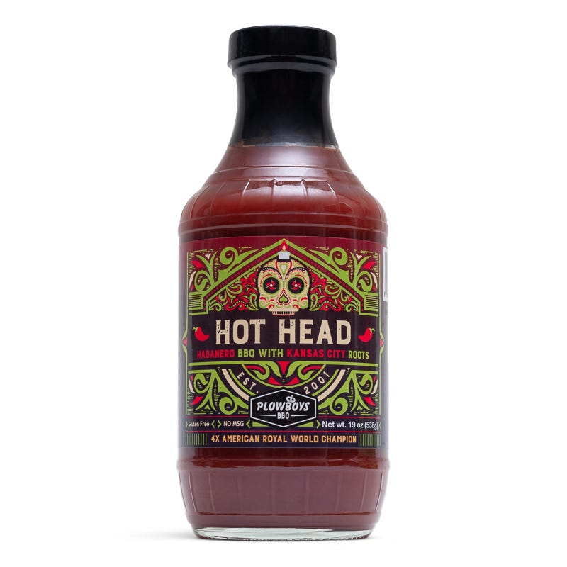 Plowboys Barbeque Hot Head BBQ Sauce | Delano Distributors