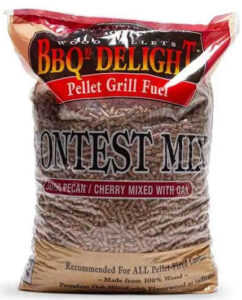 BBQr's Delight Contest Mix Pellet Grill Fuel - 20lbs | Delano Distributors