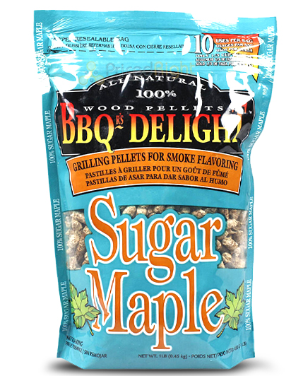 BBQr's Delight Sugar Maple Pellet Grill Fuel - 20lbs | Delano Distributors